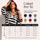 Abito felpa a righe casual da donna