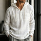 Camicia con cappuccio da uomo a maniche lunghe casual