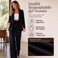 Completo due pezzi da donna: blazer e pantaloni eleganti