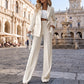 Completo due pezzi da donna: blazer e pantaloni eleganti