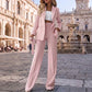 Completo due pezzi da donna: blazer e pantaloni eleganti