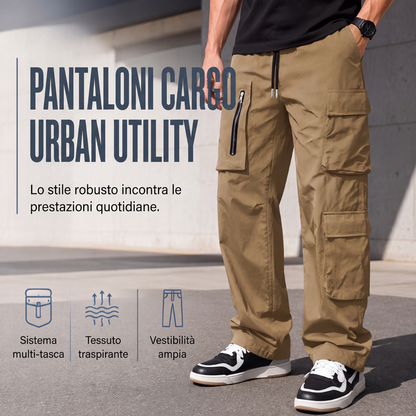 Pantaloni cargo multitasche