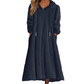 Abito da lounge casual in peluche con cappuccio da donna