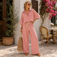 ✨ Set da 2 pezzi – top a righe e pantaloni – tessuto morbido, elastico in vita e abbinabile in mille modi – da indossare separatamente o insieme – adatto a ogni occasione | Acquista ora