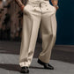 Pantaloni da abito formali dritti da uomo