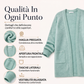 Cardigan lavorato a maglia da donna casual con apertura frontale