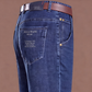 Jeans dritti da uomo foderati caldi