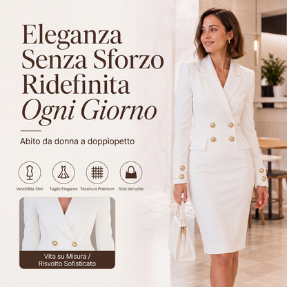 Abito blazer doppiopetto da donna