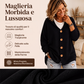 Cardigan con cappuccio casual da donna