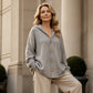 Cardigan con cappuccio casual da donna