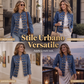 🔥SCONTO DEL 50%! 👚Giacca di jeans da donna vintage con bottoni simmetrici