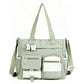 Borsa tote in tela con grande capacità e tasche multiple