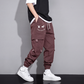 Pantaloni cargo casual da uomo a taglio largo