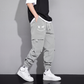 Pantaloni cargo casual da uomo a taglio largo