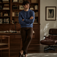 Felpa da uomo casual classica girocollo