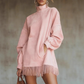 【S-3XL】💖Abito a maniche lunghe con frange