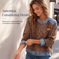 Felpa da donna casual con scollo tondo e stampa leopardata