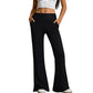Pantaloni yoga a zampa effetto lifting