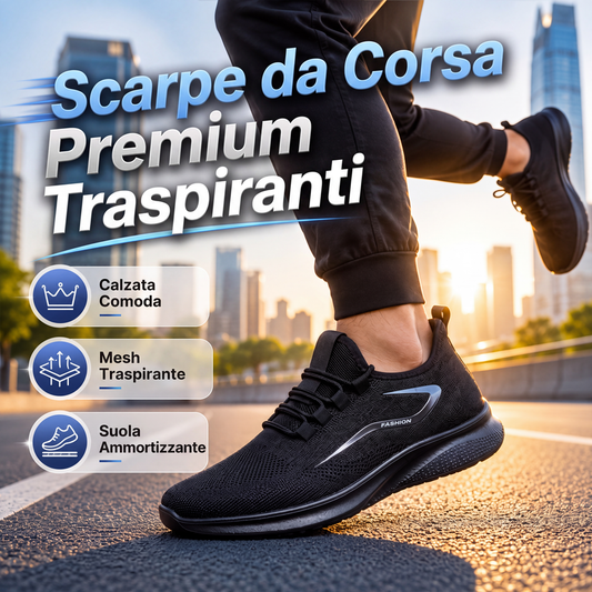 🏃‍♂️🔥Scarpe da corsa traspiranti per uomo – Aiuta a mantenere i piedi freschi