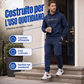 Set da 2 pezzi da uomo: felpa con cappuccio e pantaloni della tuta