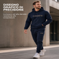 Set da 2 pezzi da uomo: felpa con cappuccio e pantaloni della tuta