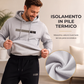 Set da 2 pezzi da uomo: felpa con cappuccio e pantaloni della tuta