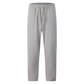 Pantaloni casual da uomo in tessuto a nido d'ape con coulisse