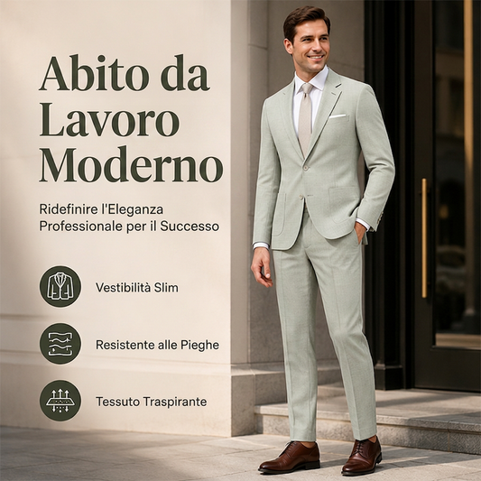 Abito da uomo slim fit a 2 pezzi