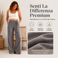 🔥SCONTO DEL 50%! 👖Pantaloni a gamba larga a righe casual da donna