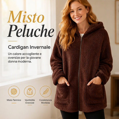 🔥SCONTO DEL 50%! 👚Giacca casual da donna con cappuccio e cerniera, calda