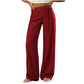 🔥SCONTO DEL 50%! 👖Pantaloni a gamba larga a righe casual da donna