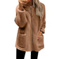 🔥SCONTO DEL 50%! 👚Giacca casual da donna con cappuccio e cerniera, calda