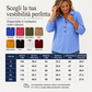 🔥SCONTO DEL 50%! 👚Top Henley a manica lunga in tessuto waffle da donna