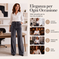 🔥SCONTO DEL 50%! 👖Pantaloni da donna in velluto a vita alta e gamba larga