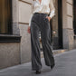 🔥SCONTO DEL 50%! 👖Pantaloni da donna in velluto a vita alta e gamba larga