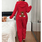 🔥SCONTO DEL 50%! 👚Tuta da casa unisex con cappuccio a orsetto carino da donna