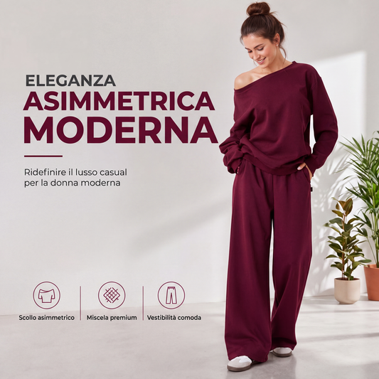🔥SCONTO DEL 50%! 👚Completo da donna composto da felpa e pantaloni della tuta, 2 pezzi