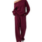 🔥SCONTO DEL 50%! 👚Completo da donna composto da felpa e pantaloni della tuta, 2 pezzi