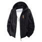 🔥SCONTO DEL 50%! 👕Giacca da uomo in pile con cappuccio e cerniera