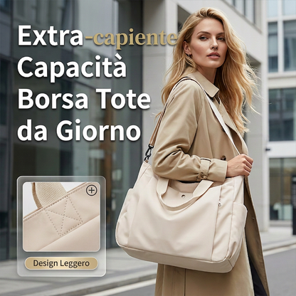 🔥SCONTO DEL 50%! 👜Borsa tote di grande capacità per donna