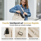 🔥SCONTO DEL 50%! 👜Borsa tote di grande capacità per donna
