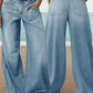 ⏰ Ultimo Giorno di Saldi – SCONTO 50% ✨Jeans a vita alta e gamba larga da donna