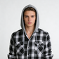 ⏰ Ultimo Giorno di Saldi – SCONTO 50% ✨Camicia-giacca da uomo in flanella a quadri con cappuccio