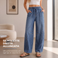 ⏰ Ultimo Giorno di Saldi – SCONTO 50% ✨Pantaloni di jeans da donna casual a gamba larga, vestibilità comoda