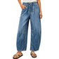 ⏰ Ultimo Giorno di Saldi – SCONTO 50% ✨Pantaloni di jeans da donna casual a gamba larga, vestibilità comoda