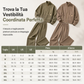 🔥SCONTO DEL 50%! 👚Tuta da ginnastica due pezzi da donna in misto cotone pesante, con zip e pantaloni a gamba larga