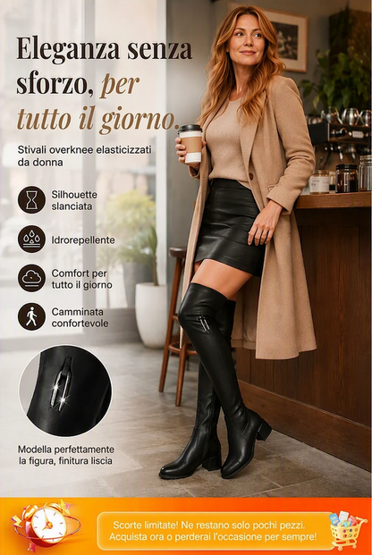 👢 Stivali sopra il ginocchio da donna di alta qualità dal design moderno – Comodi da indossare, dalla vestibilità moderna e con dettagli curati – un must-have per il tuo guardaroba invernale. Ora con il 50% di sconto!