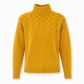 🔥SCONTO DEL 50%! 👚Maglione a collo alto in maglia di tinta unita casual
