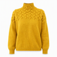🔥SCONTO DEL 50%! 👚Maglione a collo alto in maglia di tinta unita casual