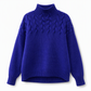🔥SCONTO DEL 50%! 👚Maglione a collo alto in maglia di tinta unita casual